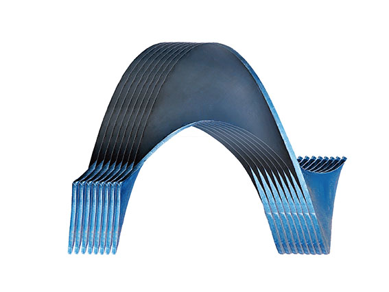 分段等厚螺旋叶片